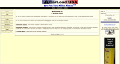Desktop Screenshot of carloadusa.com