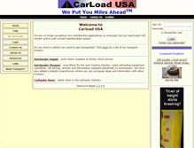 Tablet Screenshot of carloadusa.com